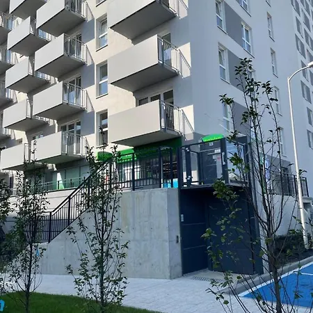Apartment Premium With Private Parking Near Center Katowice